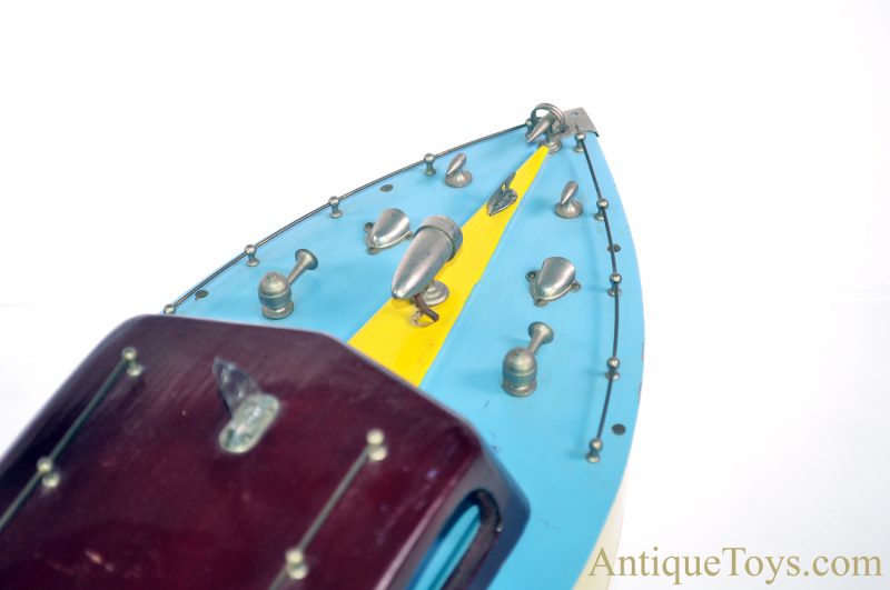 ITO Wooden Japanese Speedboat Battery Operated Twin Screw Early Horseshoe TMY Motor <FONT COLOR="ff000 ">*SOLD*</font> - Image 7