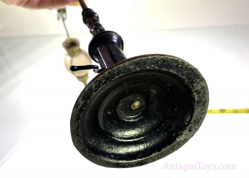 Marklin Street Lamp Ca 1900 Cast Iron Glass & Brass <FONT COLOR="ff000 ">*SOLD*</font> - Image 4