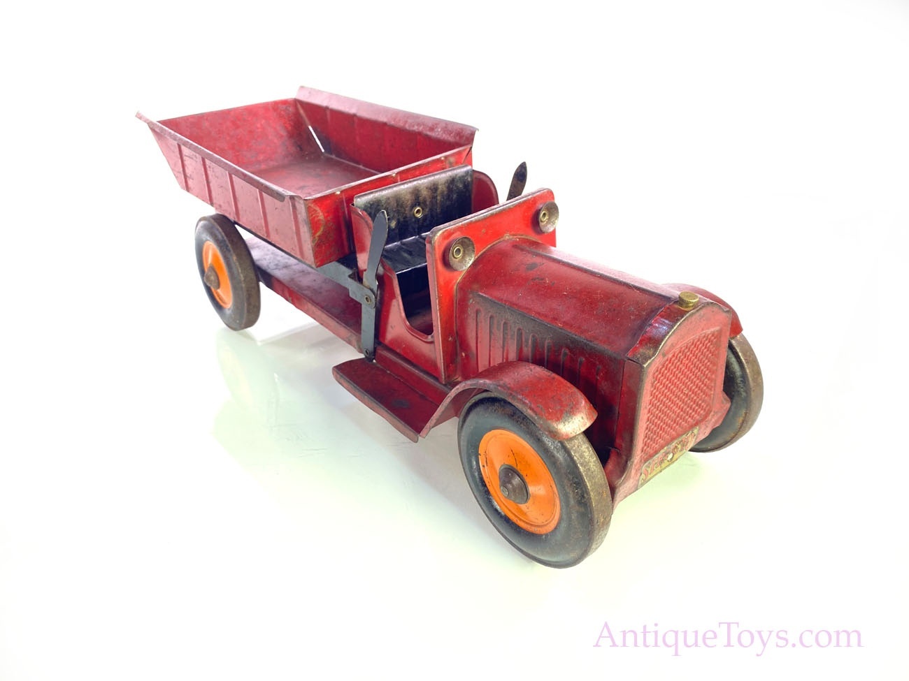 Structo Red Steel Dump Truck Sold