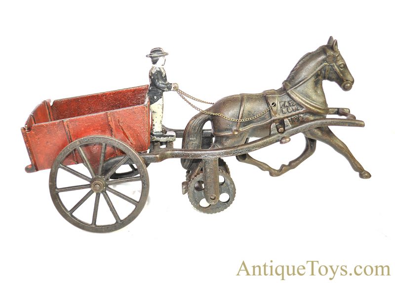 Carpenter ca. 1880's Cast Iron Horse Drawn Wagon <FONT COLOR="ff000 ">*SOLD*</font>