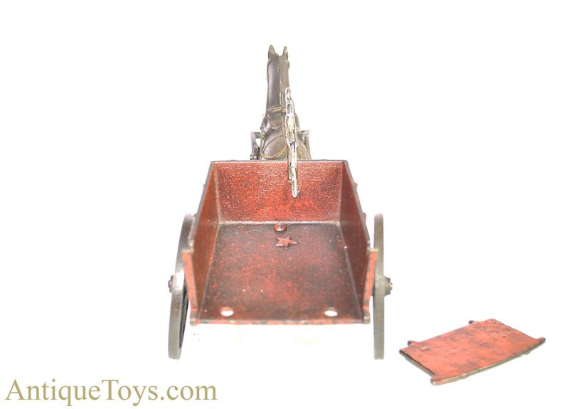 Carpenter ca. 1880's Cast Iron Horse Drawn Wagon <FONT COLOR="ff000 ">*SOLD*</font> - Image 7