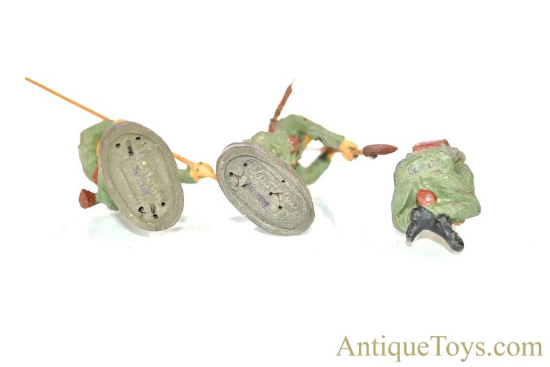 Elastolin Hausser Pontoon Boat Building Kit Group of Young Pioneer Soldiers German Toy <FONT COLOR="ff000 ">*SOLD*</font> - Image 21
