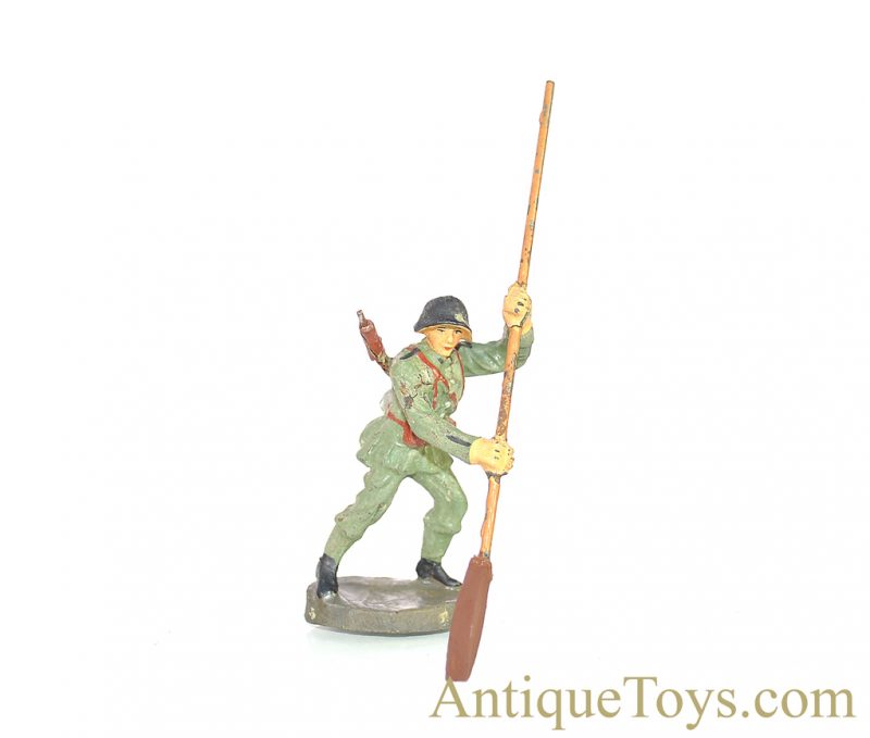 Elastolin Hausser Pontoon Boat Building Kit Group of Young Pioneer Soldiers German Toy <FONT COLOR="ff000 ">*SOLD*</font> - Image 10