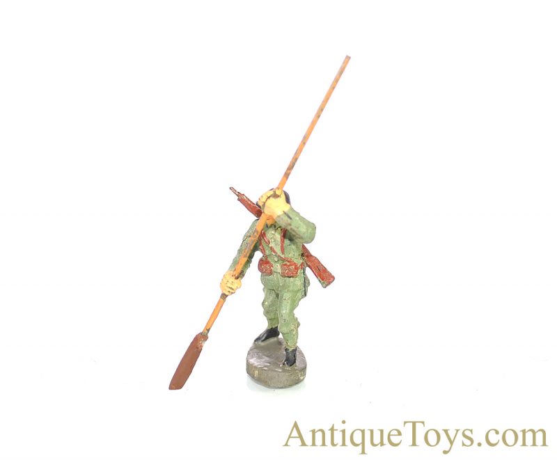 Elastolin Hausser Pontoon Boat Building Kit Group of Young Pioneer Soldiers German Toy <FONT COLOR="ff000 ">*SOLD*</font> - Image 11