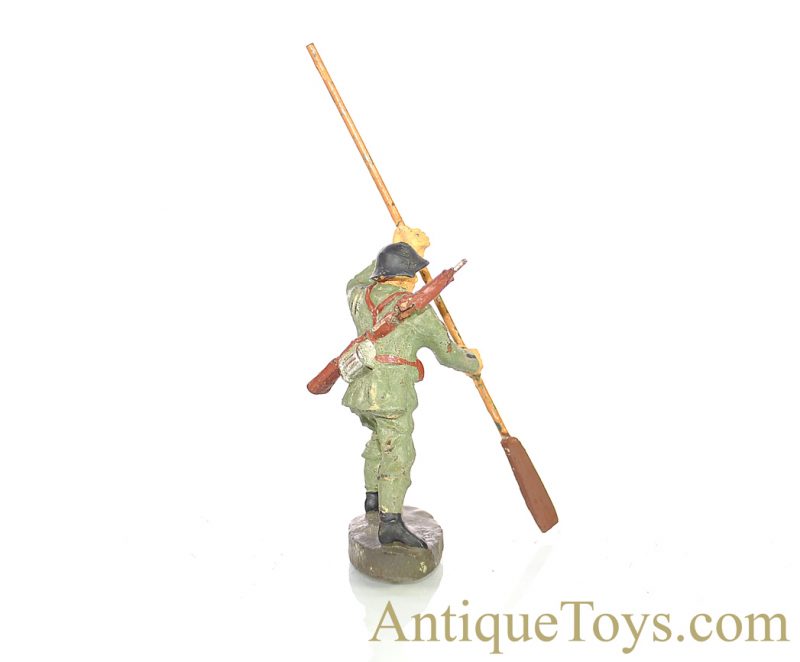 Elastolin Hausser Pontoon Boat Building Kit Group of Young Pioneer Soldiers German Toy <FONT COLOR="ff000 ">*SOLD*</font> - Image 20