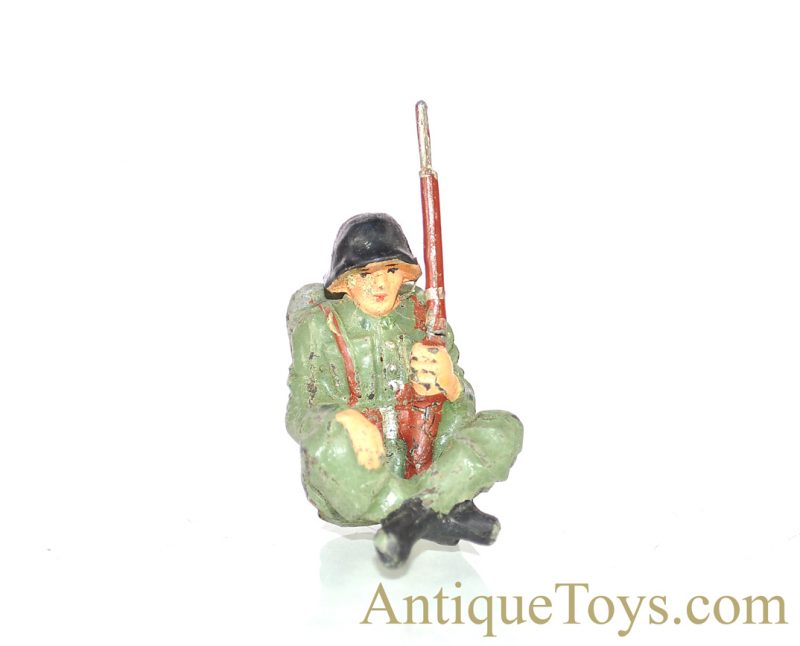 Elastolin Hausser Pontoon Boat Building Kit Group of Young Pioneer Soldiers German Toy <FONT COLOR="ff000 ">*SOLD*</font> - Image 13