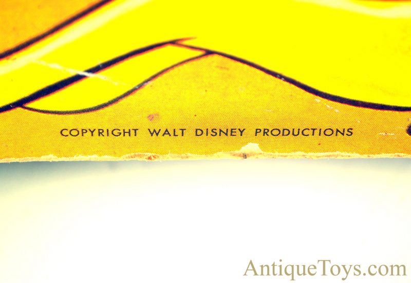The Gong Bell Mfg. Co. Walt Disney Stars Mickey Mouse Bus Lines Wooden Ride On or Pull Bell Ringer Toy <FONT COLOR="ff000 ">*SOLD*</font> - Image 9