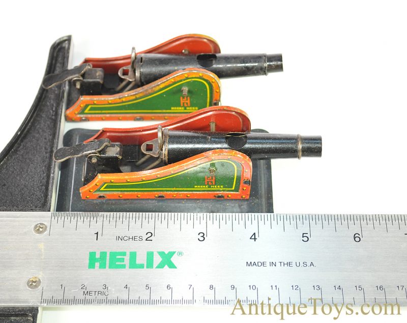 Hess Tin Lithographed Set of Firing Cannons for Sale - Image 11