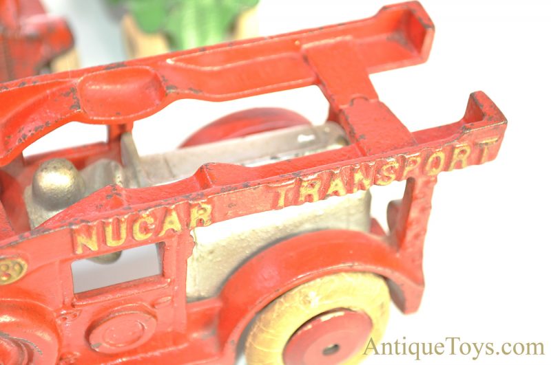 Hubley ca. 1930’s Cast Iron "Nucar Transport" Car Carrier Semi-Trailer Truck <FONT COLOR="ff000 ">*SOLD*</font> - Image 7