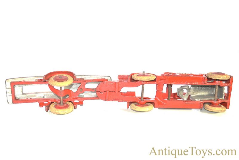 Hubley ca. 1930’s Cast Iron "Nucar Transport" Car Carrier Semi-Trailer Truck <FONT COLOR="ff000 ">*SOLD*</font> - Image 5
