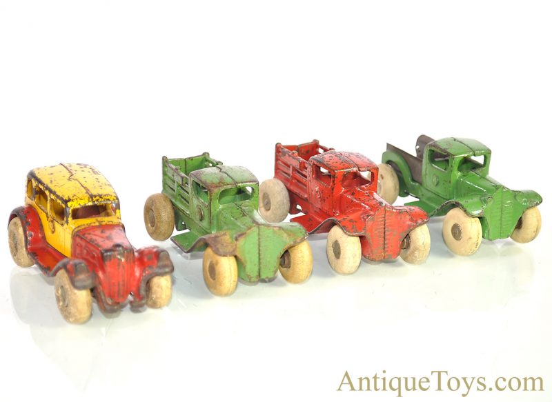 Hubley ca. 1930’s Cast Iron "Nucar Transport" Car Carrier Semi-Trailer Truck <FONT COLOR="ff000 ">*SOLD*</font> - Image 6