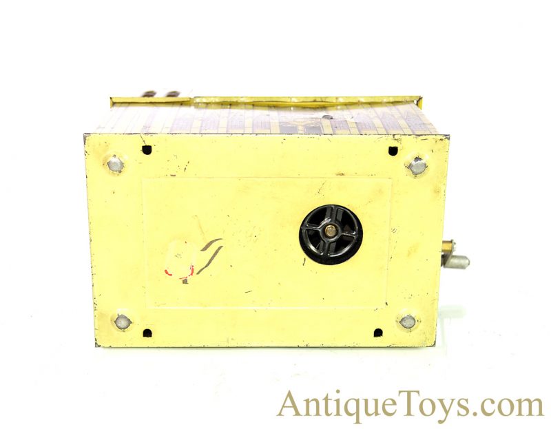 Leonhard Müller ca. 1924 German Pre-War Tin Lithographed Hand Crank Notre Dame Cathedral Organ Music Box for Sale <FONT COLOR="ff000 ">*SOLD*</font> - Image 9
