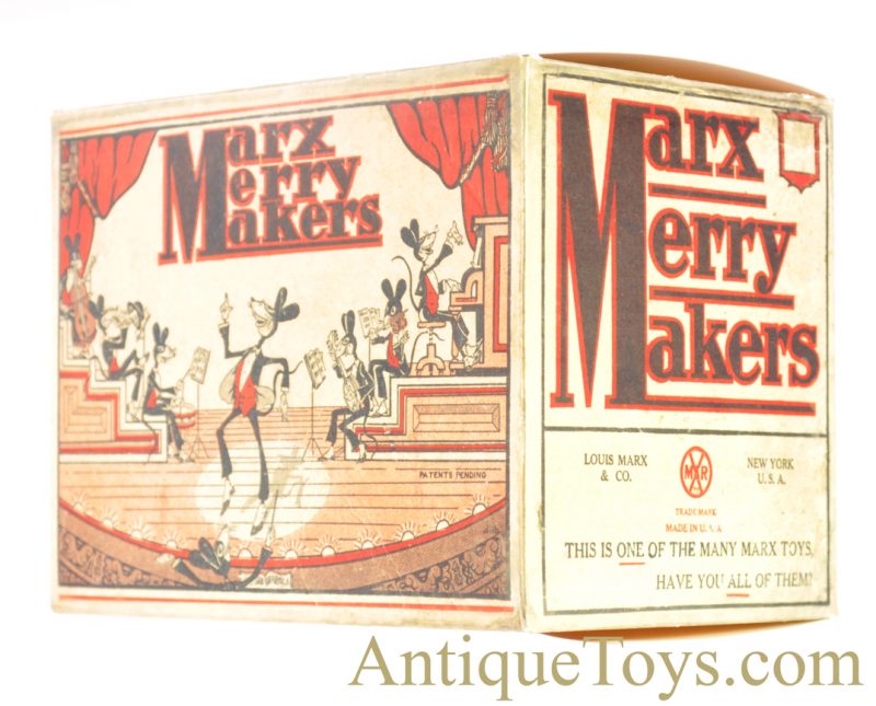 Marx "Marx Merry Makers" Tin Lithographed Mouse Band Windup Toy with Box <FONT COLOR="ff000 ">*SOLD*</font> - Image 8