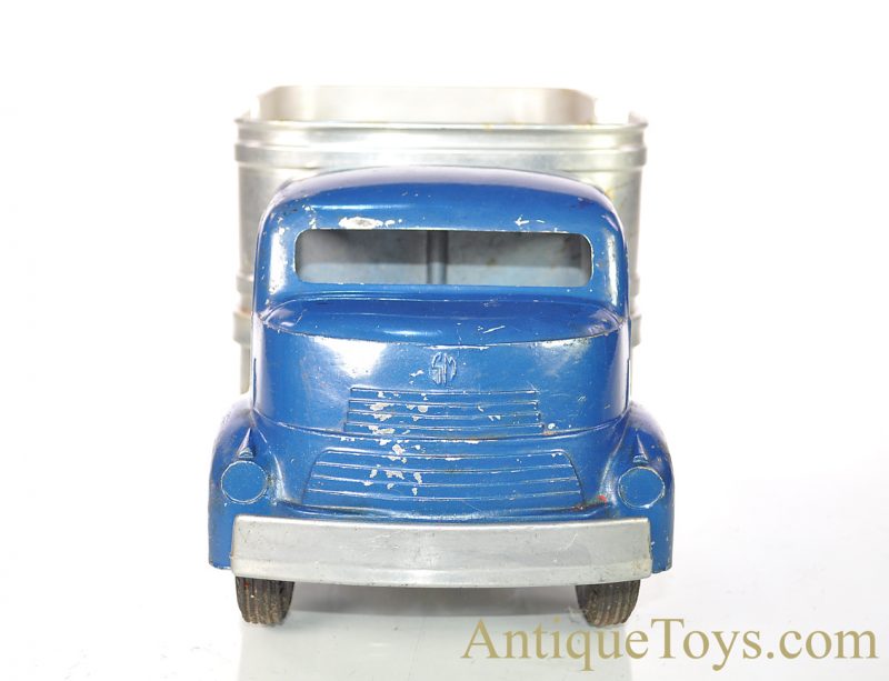 Original Smith-Miller, Inc. “Smitty Toys” Blue Wooden Bed Barrel Delivery Truck <FONT COLOR="ff000 ">*SOLD*</font> - Image 6