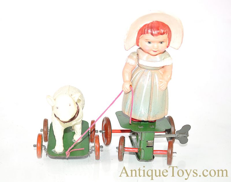 Vintage ca. 1930’s Occupied Japan Mary & Lamb Celluloid/Plastic Windup Toy <FONT COLOR="ff000 ">*SOLD*</font> - Image 5