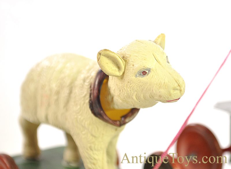 Vintage ca. 1930’s Occupied Japan Mary & Lamb Celluloid/Plastic Windup Toy <FONT COLOR="ff000 ">*SOLD*</font> - Image 7