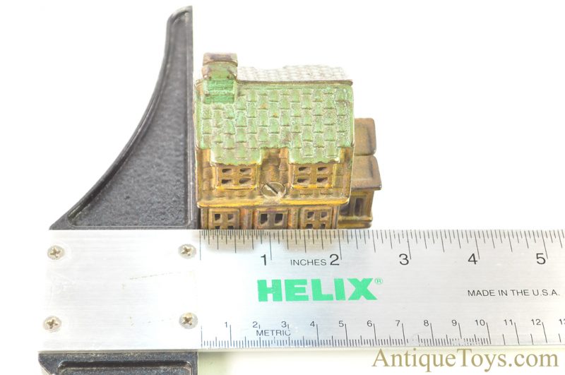 A.C. Williams 1910-1931 Cast Iron Colonial House with Porch Still Penny Coin Bank <FONT COLOR="ff000 ">*SOLD*</font> - Image 6