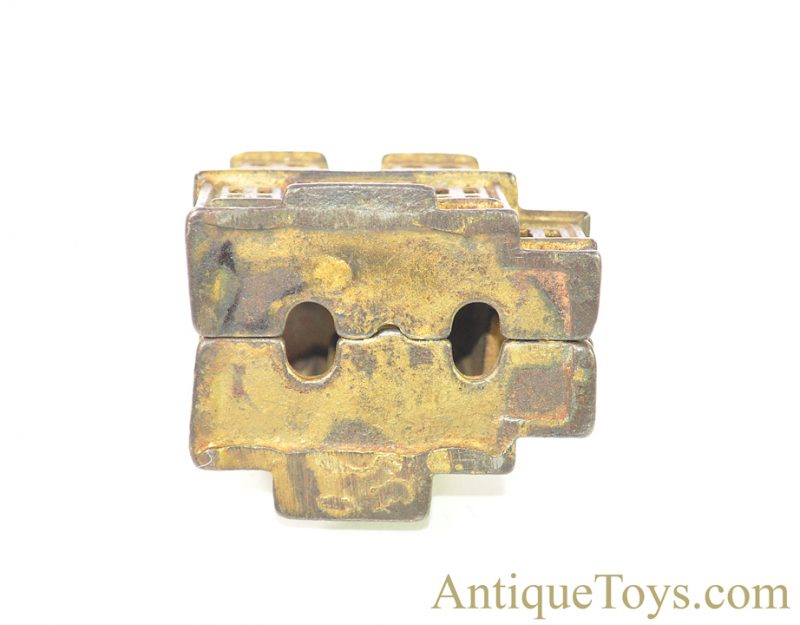 A.C. Williams 1910-1931 Cast Iron Colonial House with Porch Still Penny Coin Bank <FONT COLOR="ff000 ">*SOLD*</font> - Image 5