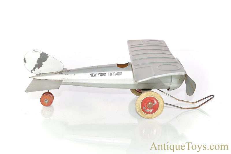 Kingsbury Manufacturing Co. Pressed Steel New York to Paris Airplane <FONT COLOR="ff000 ">*SOLD*</font> - Image 3