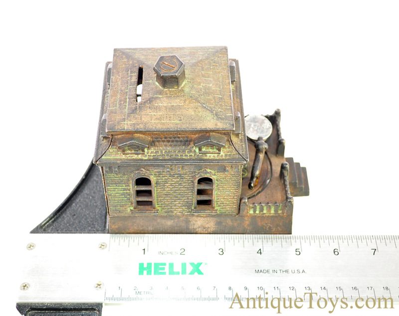 H.L. Judd Co. ca. 1895 Dog on Turntable Cast Iron Mechanical House Bank <FONT COLOR="ff000 ">*SOLD*</font> - Image 10
