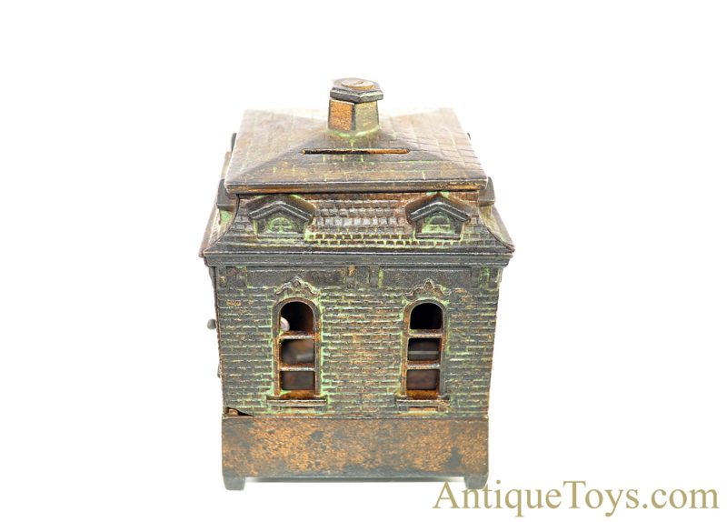 H.L. Judd Co. ca. 1895 Dog on Turntable Cast Iron Mechanical House Bank <FONT COLOR="ff000 ">*SOLD*</font> - Image 4
