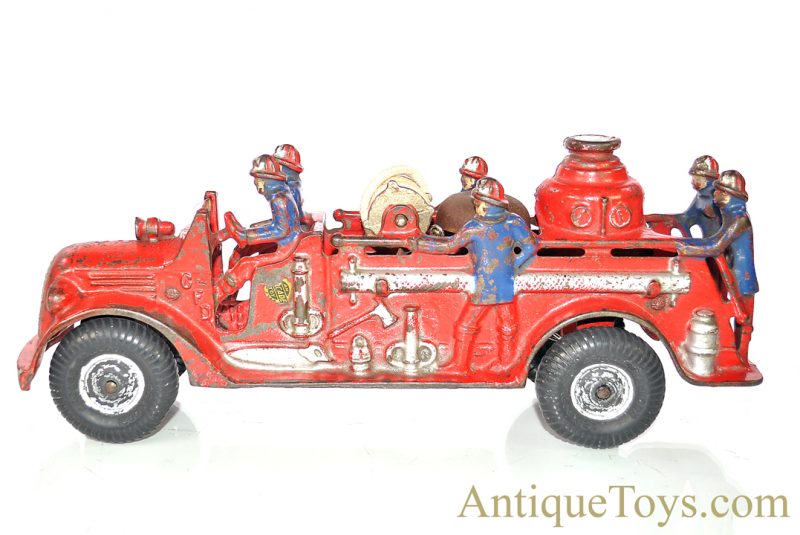Arcade Cast Iron 6 Rider Fire Engine Pumper Truck <FONT COLOR="ff000 ">*SOLD*</font> - Image 2