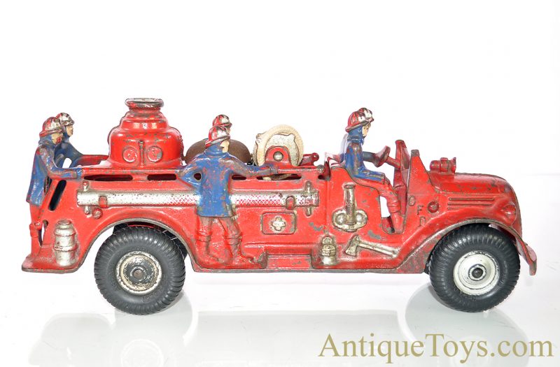 Arcade Cast Iron 6 Rider Fire Engine Pumper Truck <FONT COLOR="ff000 ">*SOLD*</font>