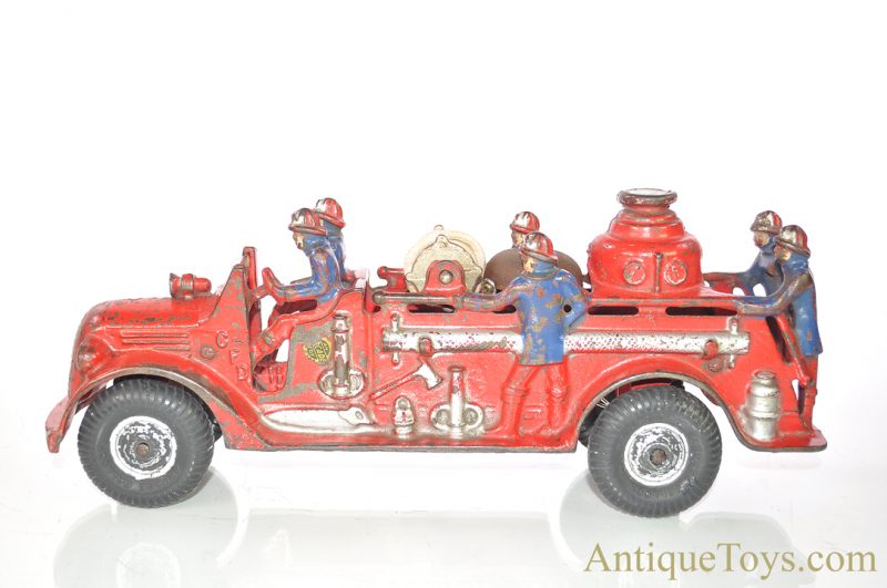 Arcade Cast Iron 6 Rider Fire Engine Pumper Truck <FONT COLOR="ff000 ">*SOLD*</font> - Image 8