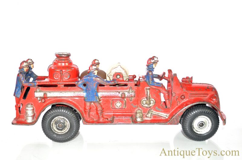 Arcade Cast Iron 6 Rider Fire Engine Pumper Truck <FONT COLOR="ff000 ">*SOLD*</font> - Image 7