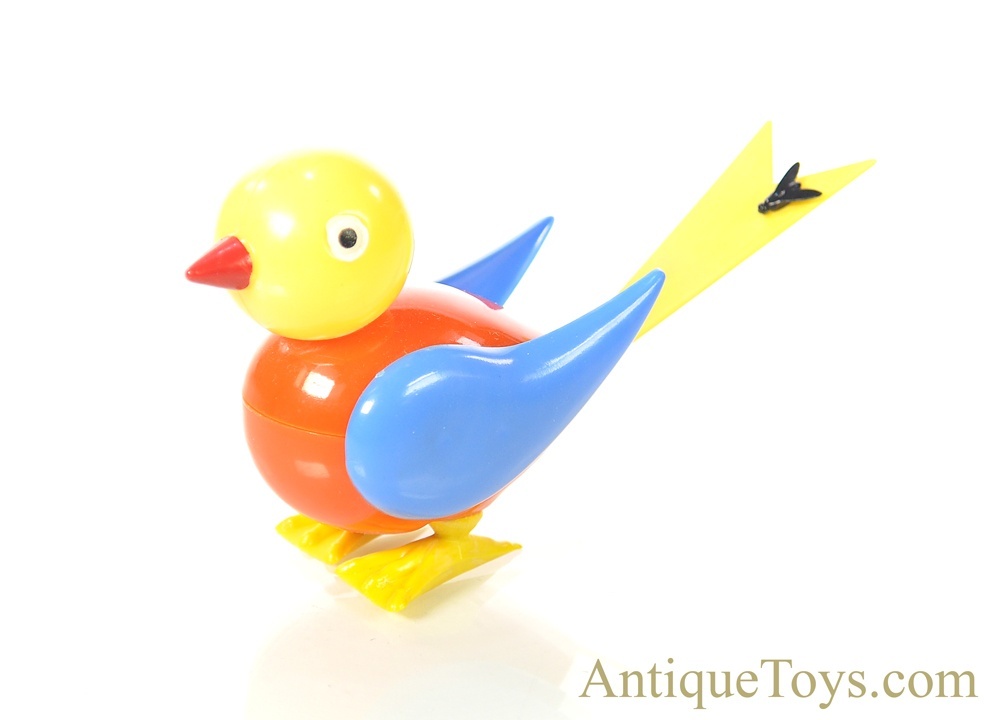 Greppert & Kelch (G&K/GNK) Plastic Windup Bird and Fly Greppert & Kelch (G&K/GNK) Plastic Windup Bird and Fly