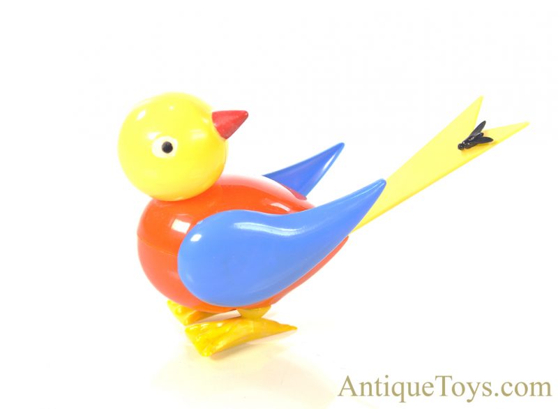 Greppert & Kelch (G&K/GNK) Plastic Windup Bird and Fly German Toy with Box <FONT COLOR="ff000 ">*SOLD*</font> - Image 5