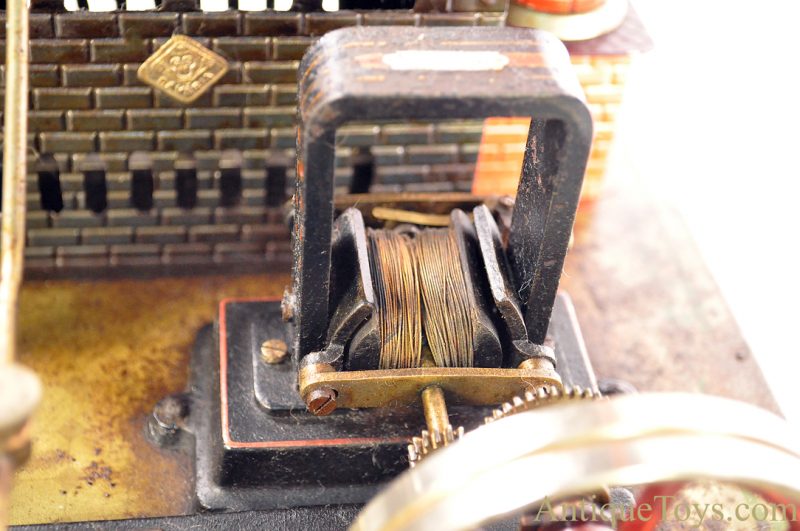 Gebrüder Bing ca. 1912 Horizontal Steam Engine #130/541 Dynamo Plant with Electric Light German Toy <FONT COLOR="ff000 ">*SOLD*</font> - Image 9