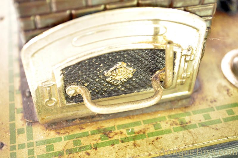 Gebrüder Bing ca. 1912 Horizontal Steam Engine #130/541 Dynamo Plant with Electric Light German Toy <FONT COLOR="ff000 ">*SOLD*</font> - Image 10