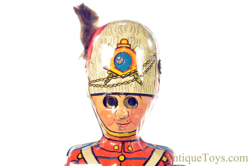 Marx Tin Lithographed Windup “George the Drummer Boy” with Box for Sale <FONT COLOR="ff000 ">*SOLD*</font> - Image 7