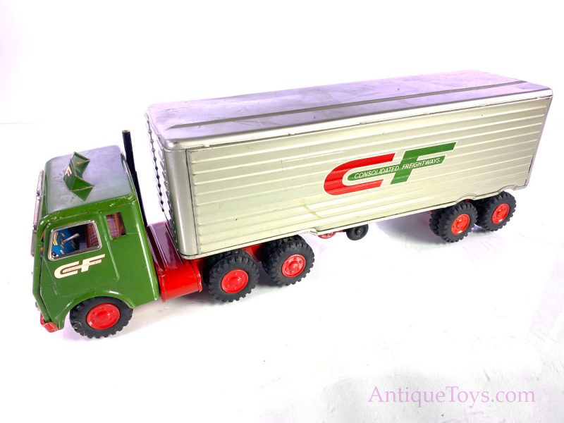 CF Japanese Tin Truck, Consolidated Freight Toy Truck <FONT COLOR="ff000 ">*SOLD*</font>