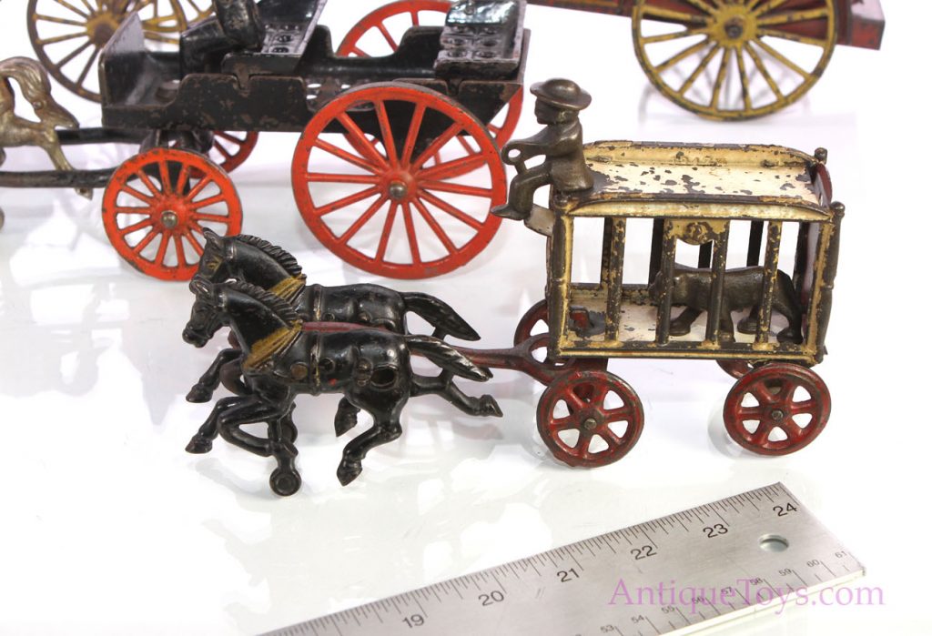 Horse Drawn Cast Iron Toy *SOLD* Antique Toys for Sale