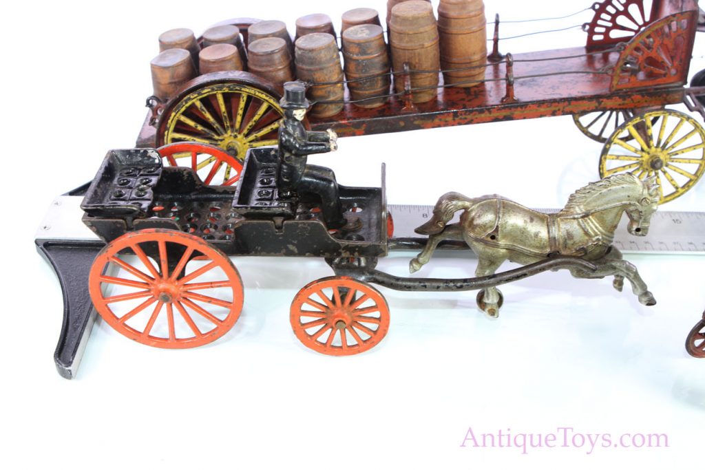 Horse Drawn Cast Iron Toy *SOLD* Antique Toys for Sale