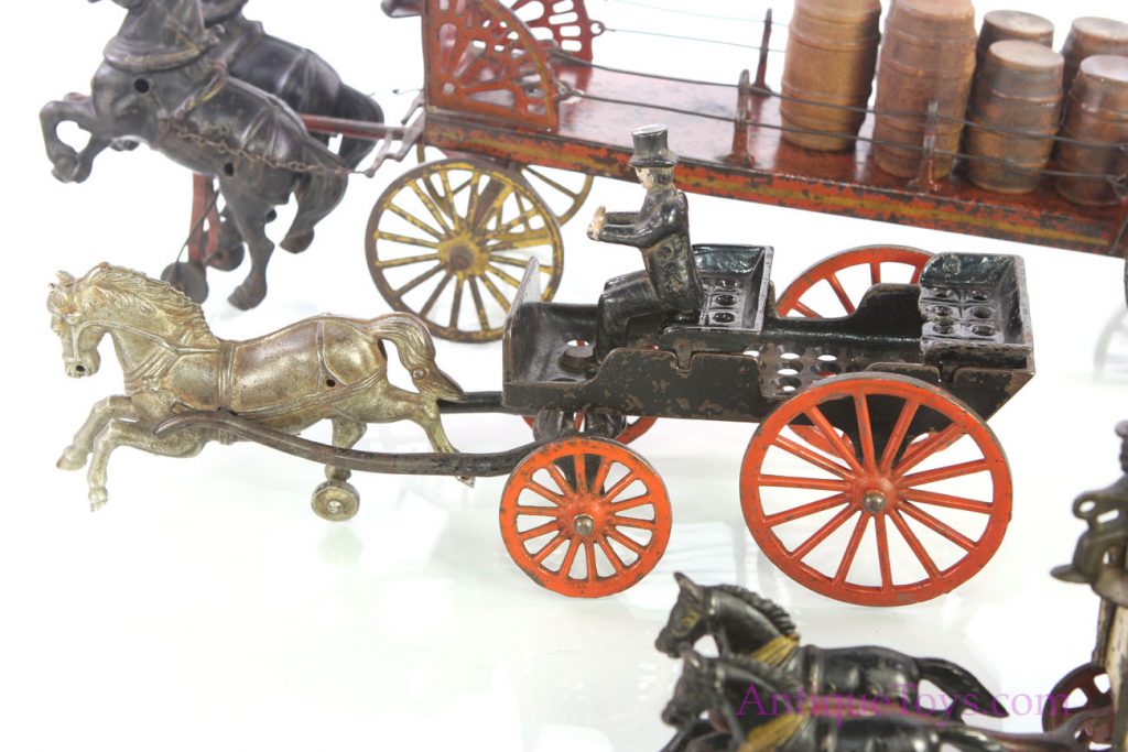 Horse Drawn Cast Iron Toy *SOLD* Antique Toys for Sale