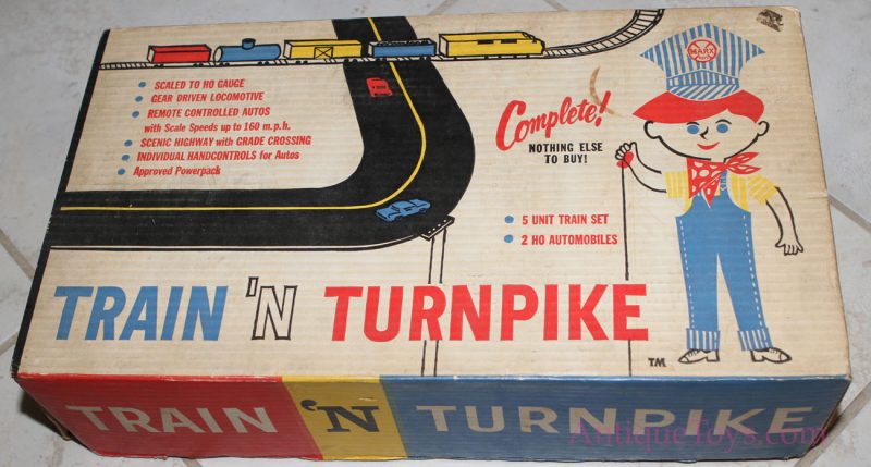 Marx Train and Turnpike Boxed New Old Stock Set <FONT COLOR="ff000 ">*SOLD*</font>