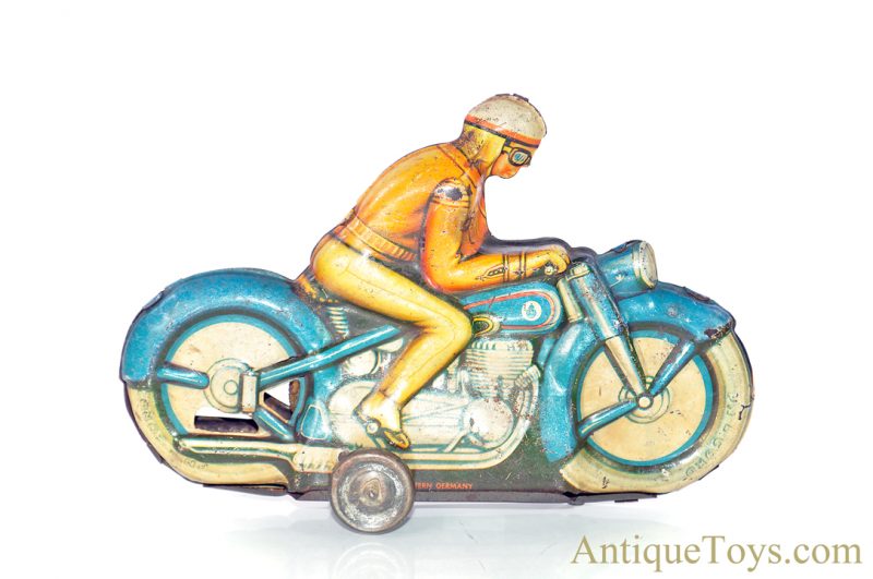 Niederman Tin Lithographed Friction Motorcycle German Toy *SOLD*