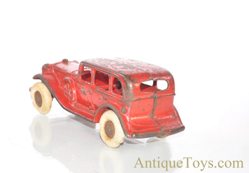 AC Williams Red Cast Iron Sedan <FONT COLOR="ff000 ">*SOLD*</font> - Image 5