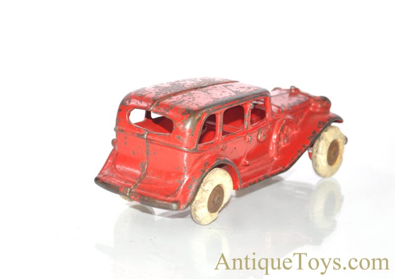 AC Williams Red Cast Iron Sedan <FONT COLOR="ff000 ">*SOLD*</font> - Image 6