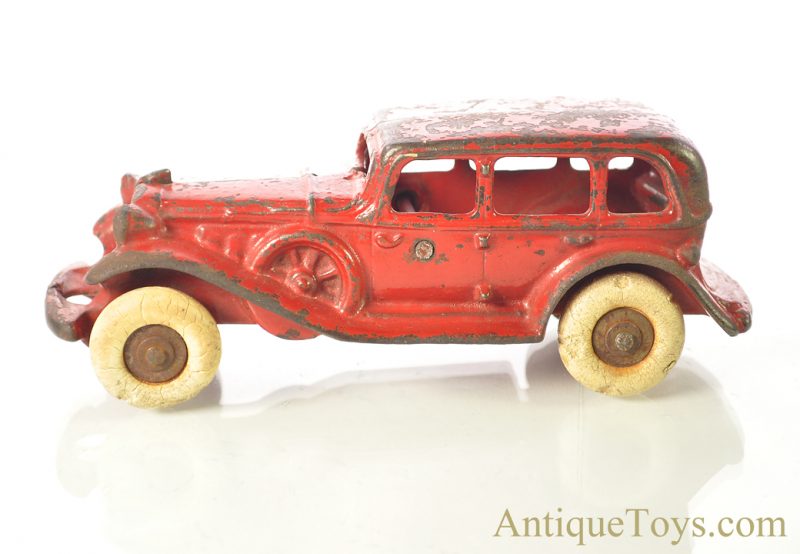 AC Williams Red Cast Iron Sedan <FONT COLOR="ff000 ">*SOLD*</font> - Image 2