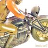 C.K.O Kellerman ca. 1930's #MR-343 German Tin Lithographed Windup Dual Rider Motorcycle for Sale <FONT COLOR="ff000 ">*SOLD*</font> - Image 8