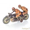 C.K.O Kellerman ca. 1930's #MR-343 German Tin Lithographed Windup Dual Rider Motorcycle for Sale <FONT COLOR="ff000 ">*SOLD*</font>