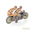 C.K.O Kellerman ca. 1930's #MR-343 German Tin Lithographed Windup Dual Rider Motorcycle for Sale <FONT COLOR="ff000 ">*SOLD*</font> - Image 3