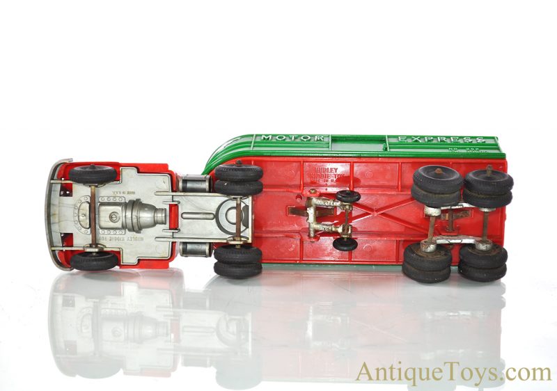 Hubley Kiddie Toy Motor Express #352 Plastic Semi Tractor Trailer Truck for Sale - Image 5
