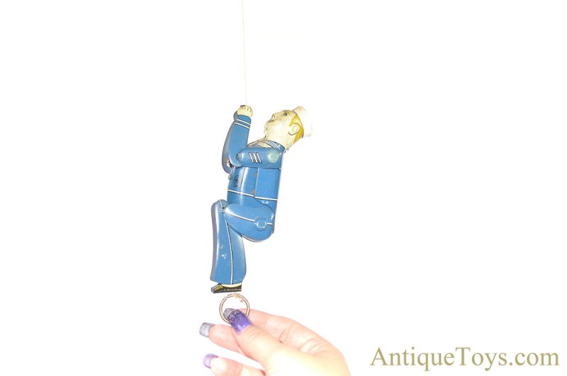 Linemar Marx Tin Lithographed Climbing Sailor Japanese Toy <FONT COLOR="ff000 ">*SOLD*</font> - Image 3