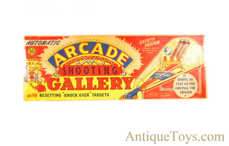 Marx ca. 1960’s Lithographed Tin “Automatic Arcade Shooting Gallery” with Box for Sale <FONT COLOR="ff000 ">*SOLD*</font> - Image 6