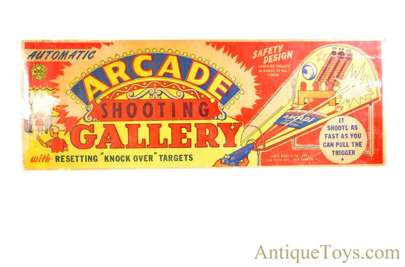 Marx ca. 1960’s Lithographed Tin “Automatic Arcade Shooting Gallery” with Box for Sale <FONT COLOR="ff000 ">*SOLD*</font> - Image 9